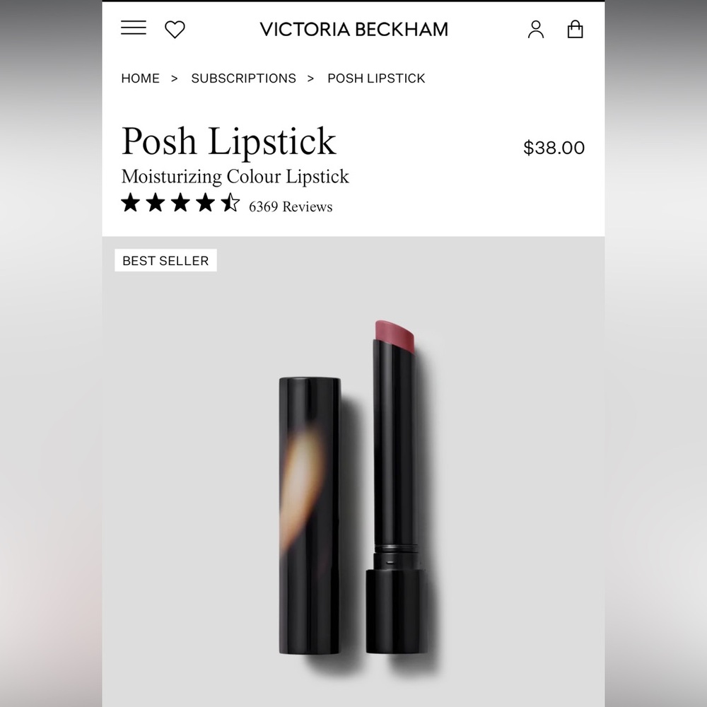 Brand new - Victoria Beckham Posh Lipstick - Sway